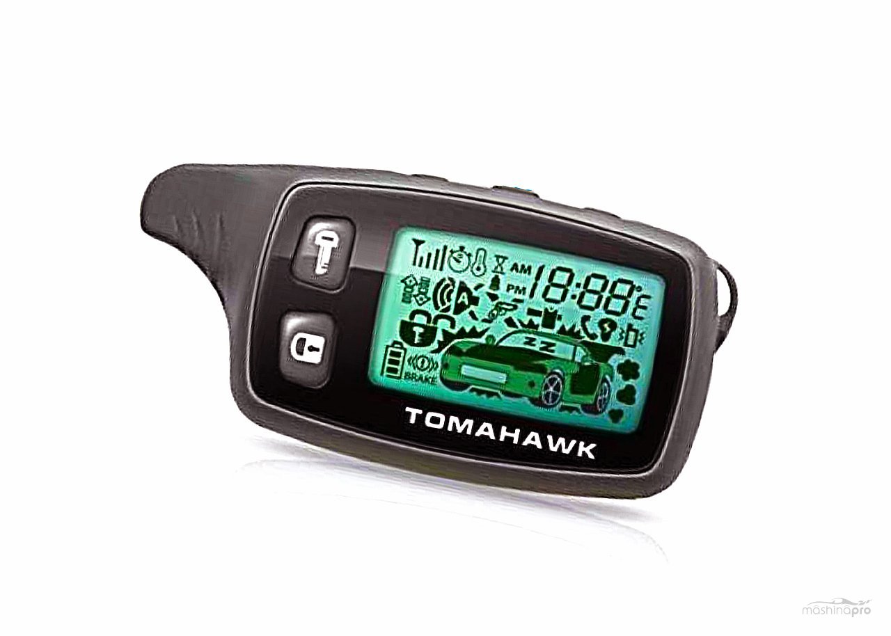 Брелок для Tomahawk TW/TZ-9010, SL-950, TW-7000, TW-9000, S-700, D-700, D-900 c обратной связью